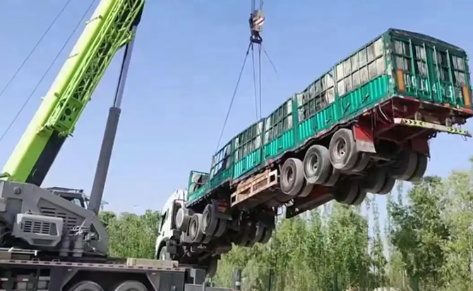 湘桥区道路脱困救援案例